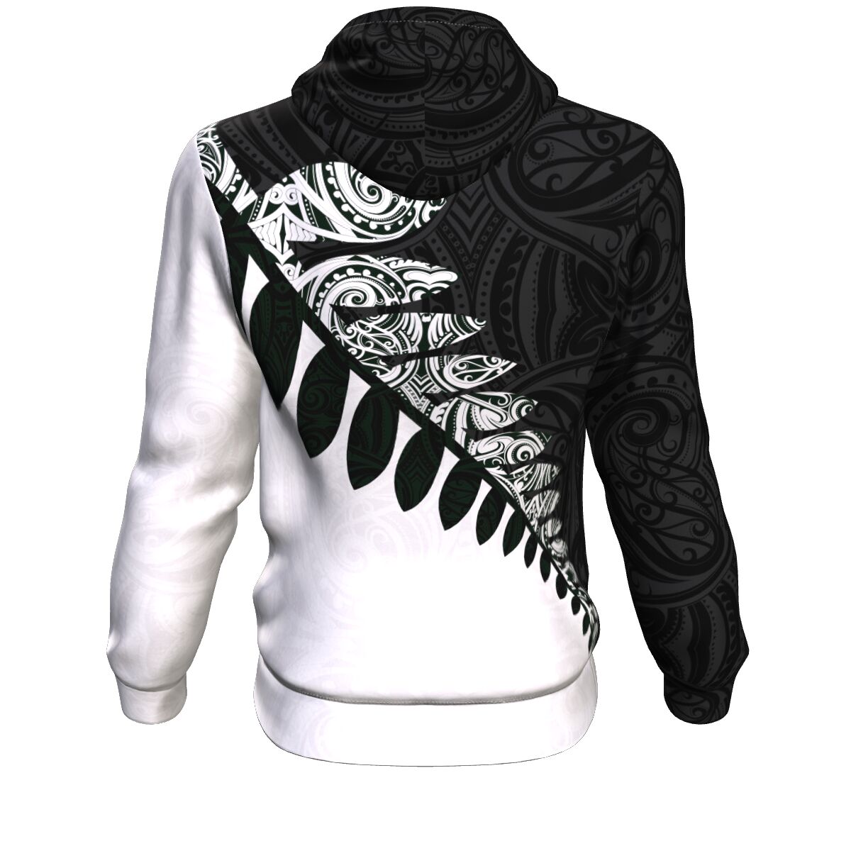 new-zealand-silver-fern-hoodie-black-white