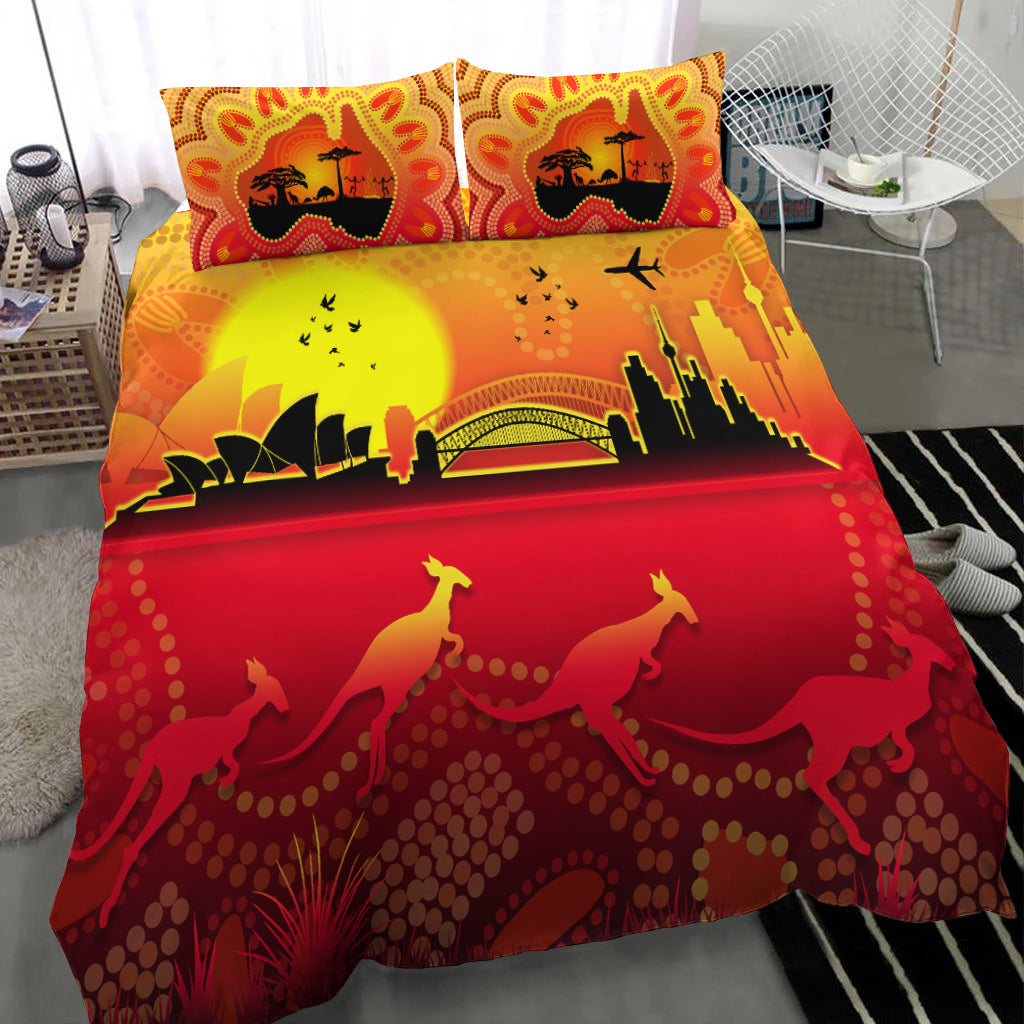 australia-aboriginal-bedding-set-proud-sydney-opera-house