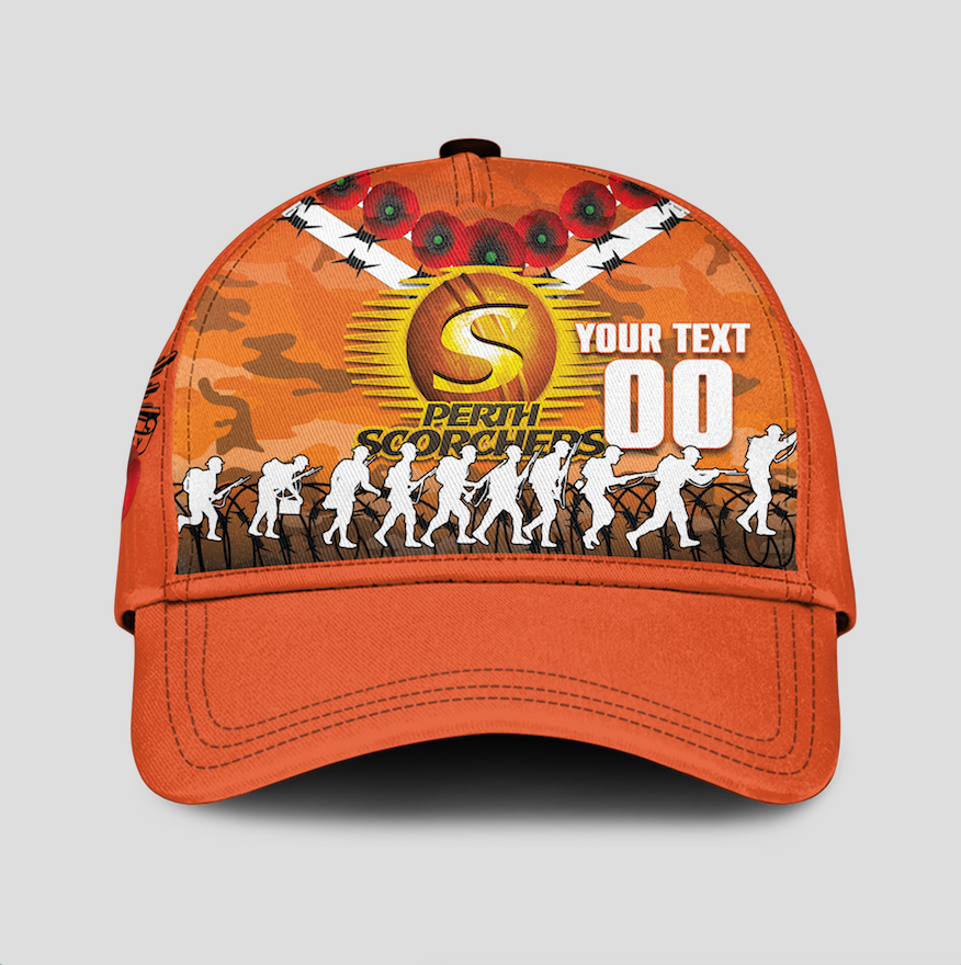 custom-personalised-perth-scorchers-anzac-2022-caps-camouflage-with-poppy