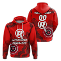 (Custom Personalised) Melbourne Renegades Aboriginal Art Cricket 2022 Hoodie