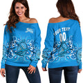 (Custom Personalised) Adelaide Strikers Aboriginal Cricket 2022 Women Off Shoulder Sweater - LT12