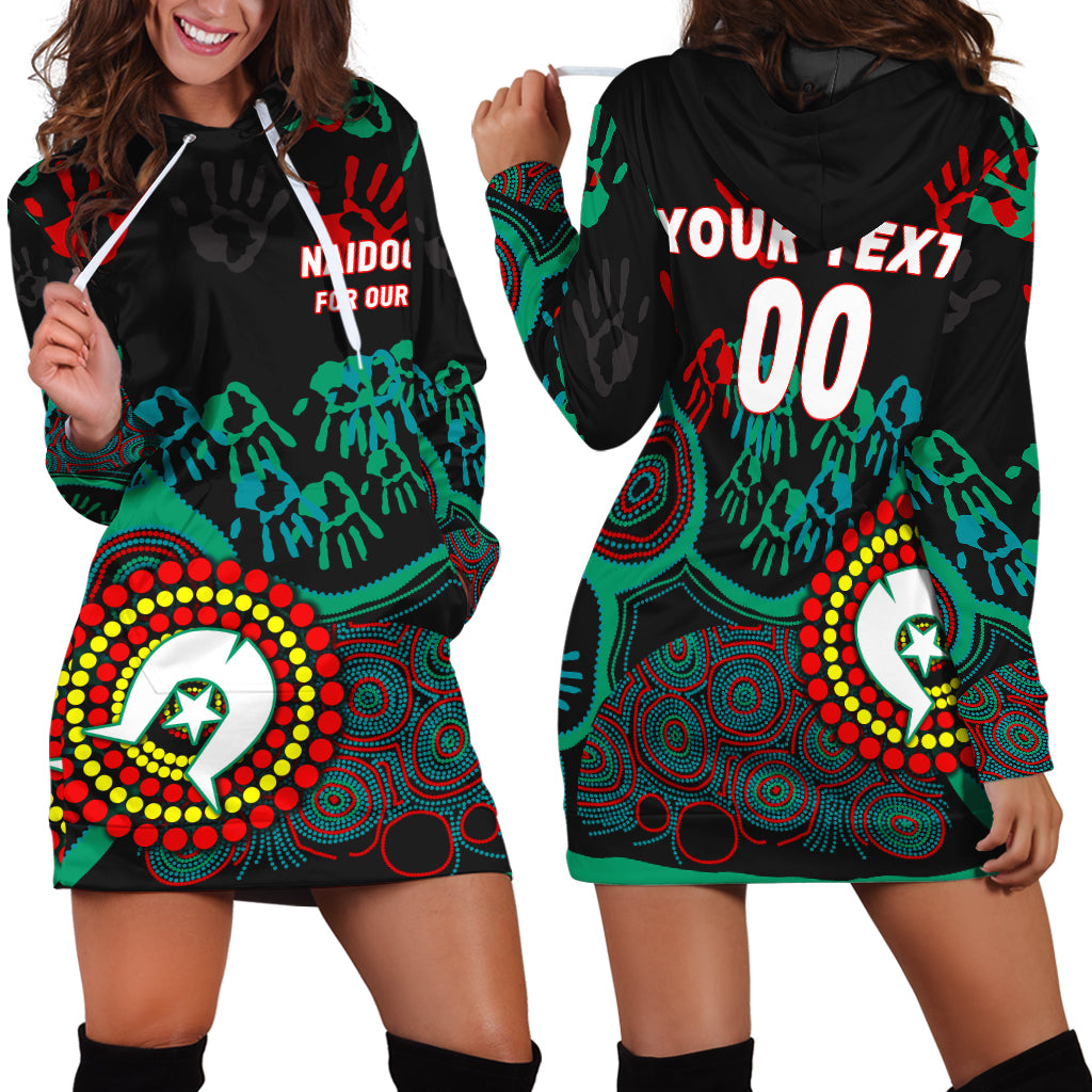 (Custom Personalised) NAIDOC Week 2023 Aboriginal Art For Our Elders Hoodie Dress