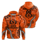 (Custom Personalised) Perth Scorchers ANZAC Day Aboriginal Hoodie - LT12