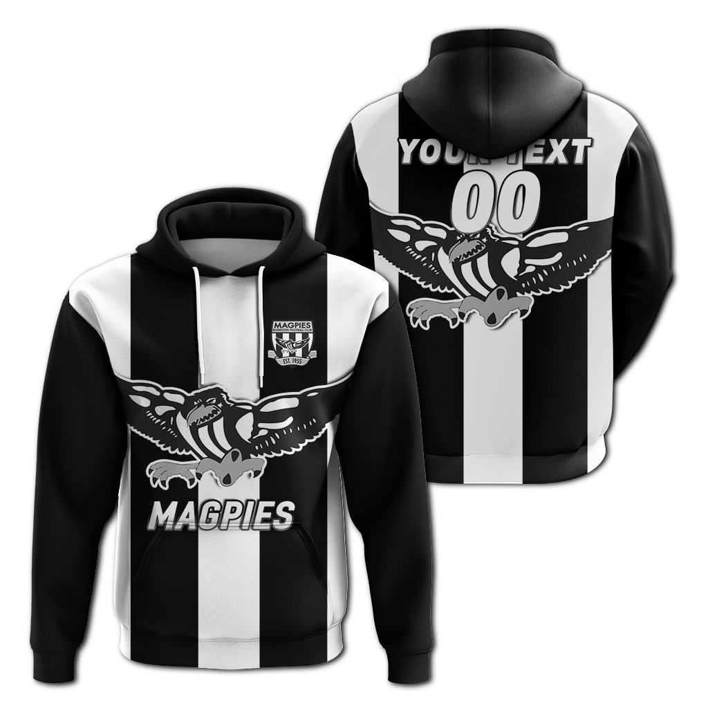 (Custom Personalised) Magpies Busselton Football 2022 Hoodie
