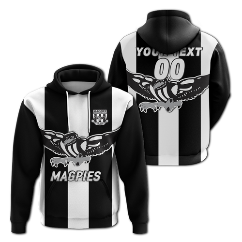 (Custom Personalised) Magpies Busselton Football 2022 Hoodie