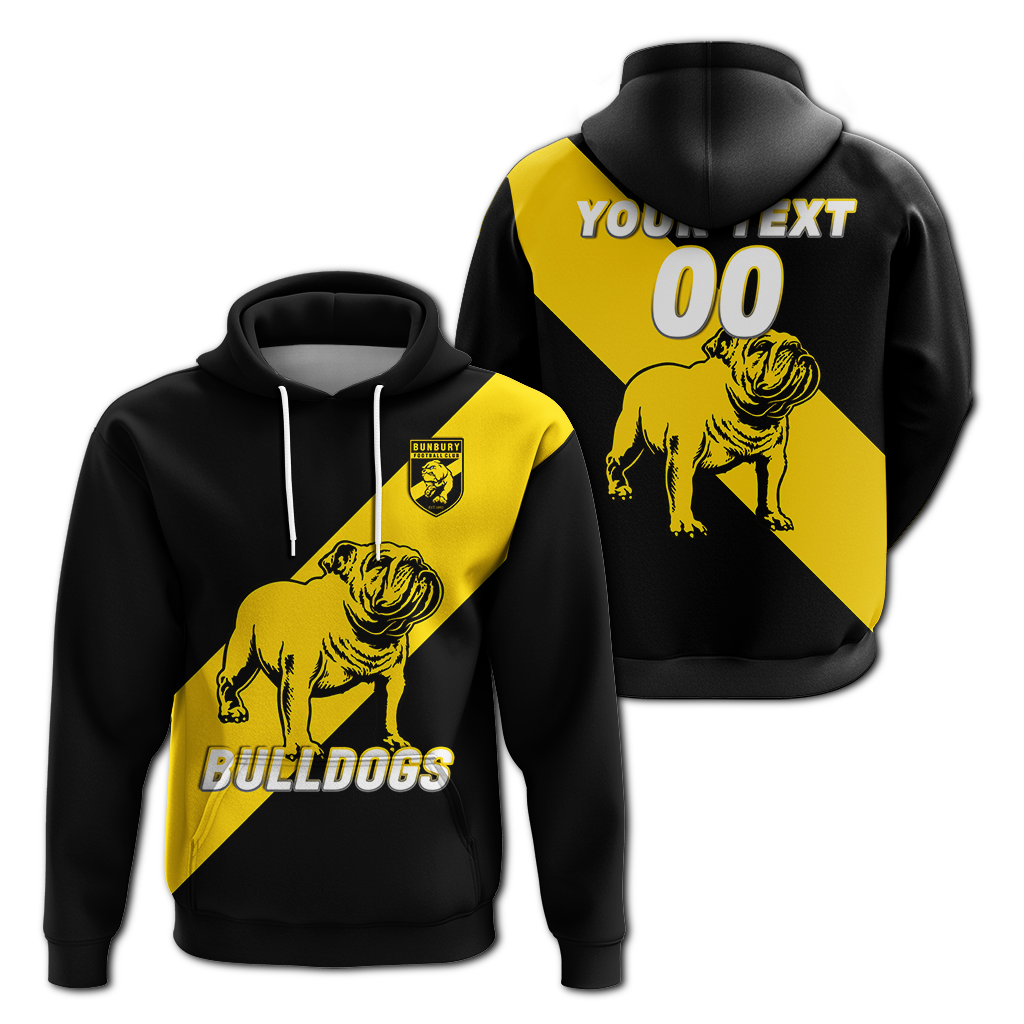 (Custom Personalised) Bulldogs Bunbury Football 2022 Hoodie