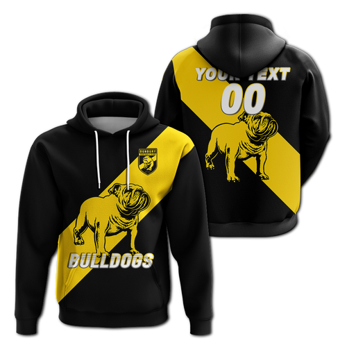 (Custom Personalised) Bulldogs Bunbury Football 2022 Hoodie