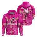 (Custom Personalised) Sydney Sixers Aboriginal Art Cricket 2022 Hoodie - LT12