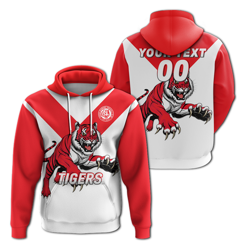 (Custom Personalised) Tigers South Bunbury Football 2022 Hoodie
