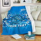 (Custom Personalised) Adelaide Strikers Aboriginal Cricket 2022 Blanket - LT12