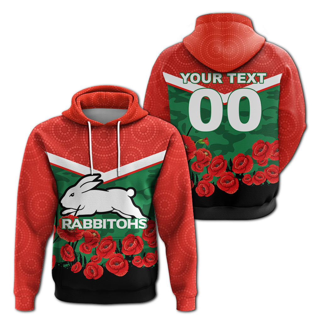 custom-personalised-rabbitohs-anzac-day-hoodie-indigenous-art