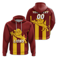 (Custom Personalised) Lions Harvey Brunswick Leschenault Football 2022 Hoodie