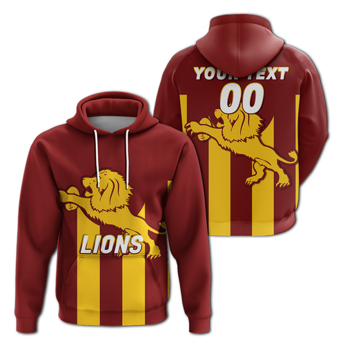 (Custom Personalised) Lions Harvey Brunswick Leschenault Football 2022 Hoodie