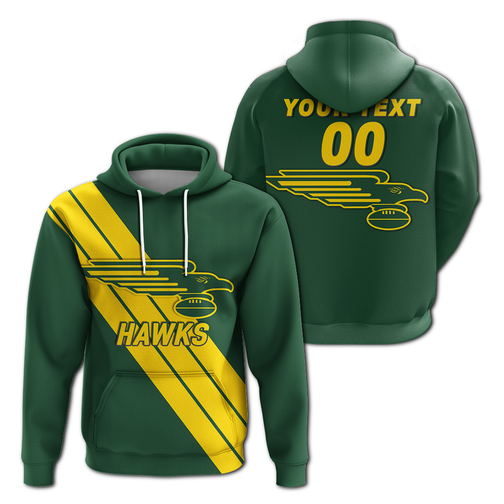(Custom Personalised) Hawks Football 2022 Augusta Margaret River Hoodi