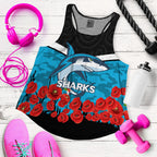 custom-personalised-cronulla-sutherland-sharks-anzac-day-indigenous-art-women-tank-top