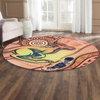 kangaroos-indigenous-round-carpet-beautiful-life