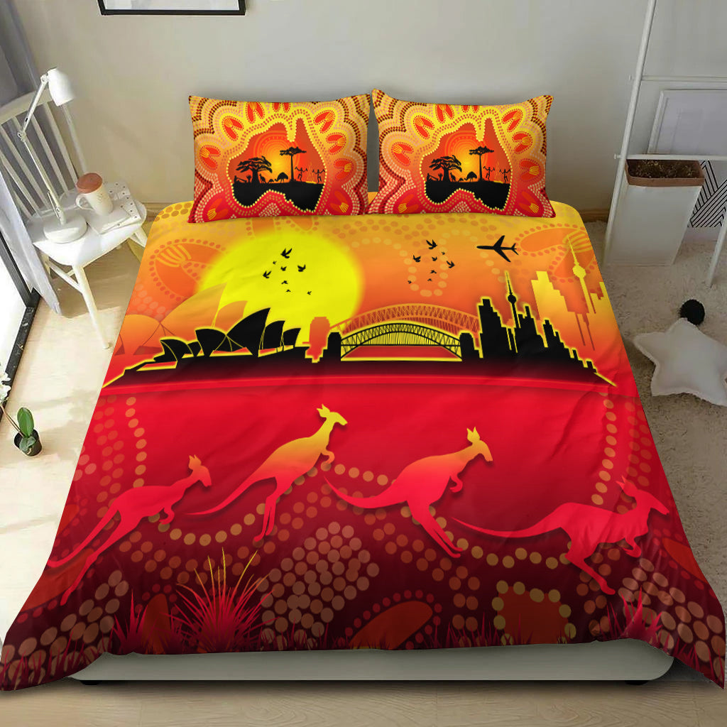 australia-aboriginal-bedding-set-proud-sydney-opera-house