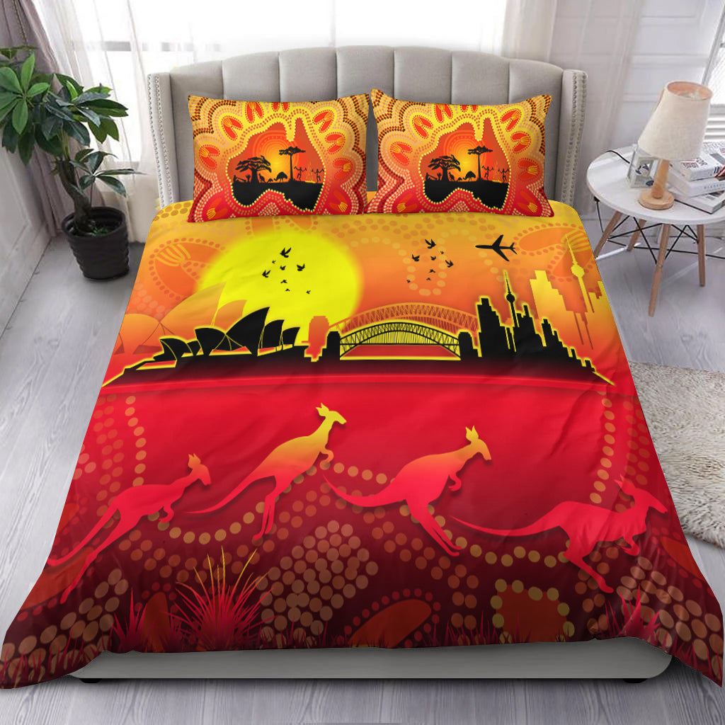 australia-aboriginal-bedding-set-proud-sydney-opera-house