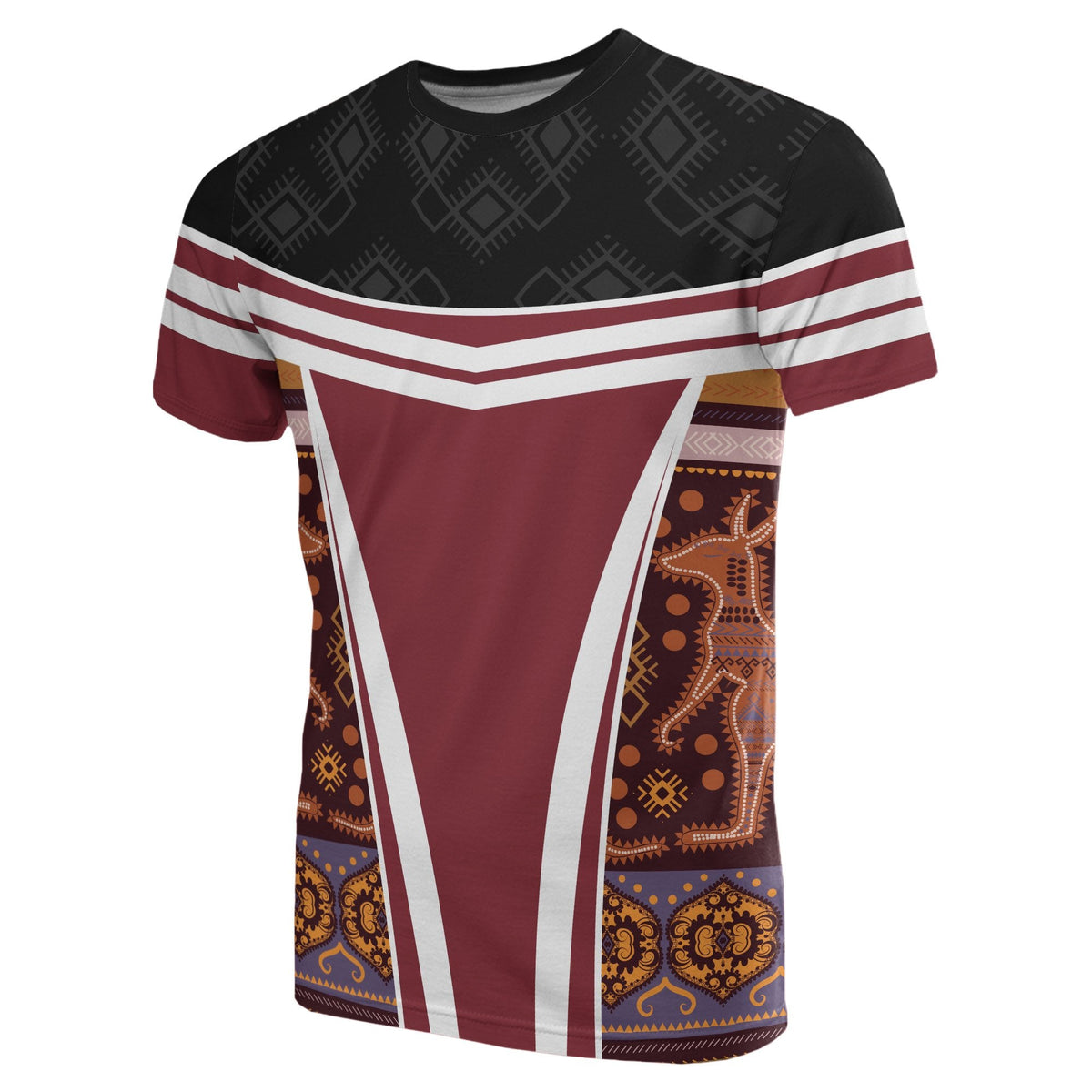 aboriginal-t-shirt-kangaroo-patterns-queensland