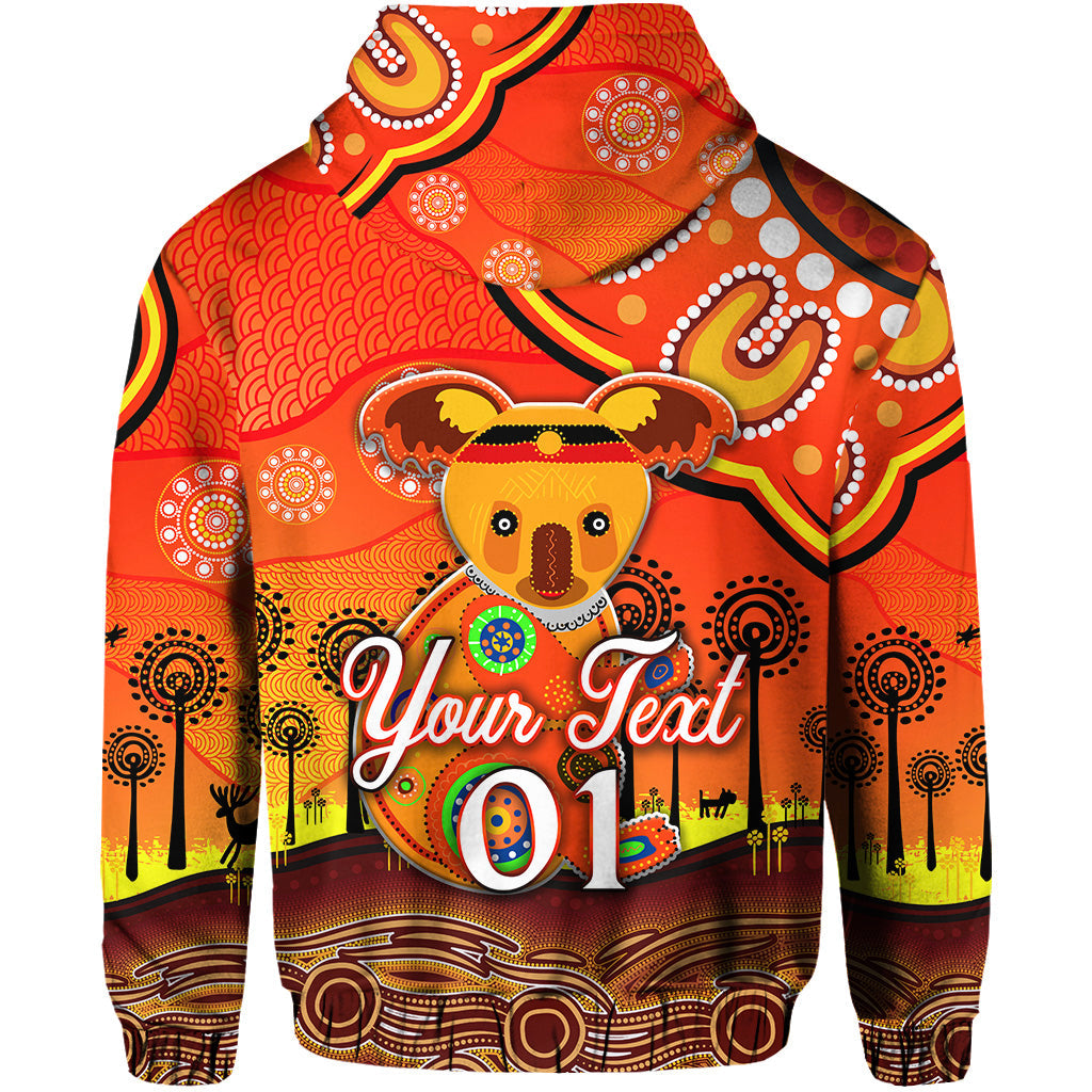 custom-personalised-aboriginal-art-koala-zip-hoodie-indigenous-unique-vibes-orange