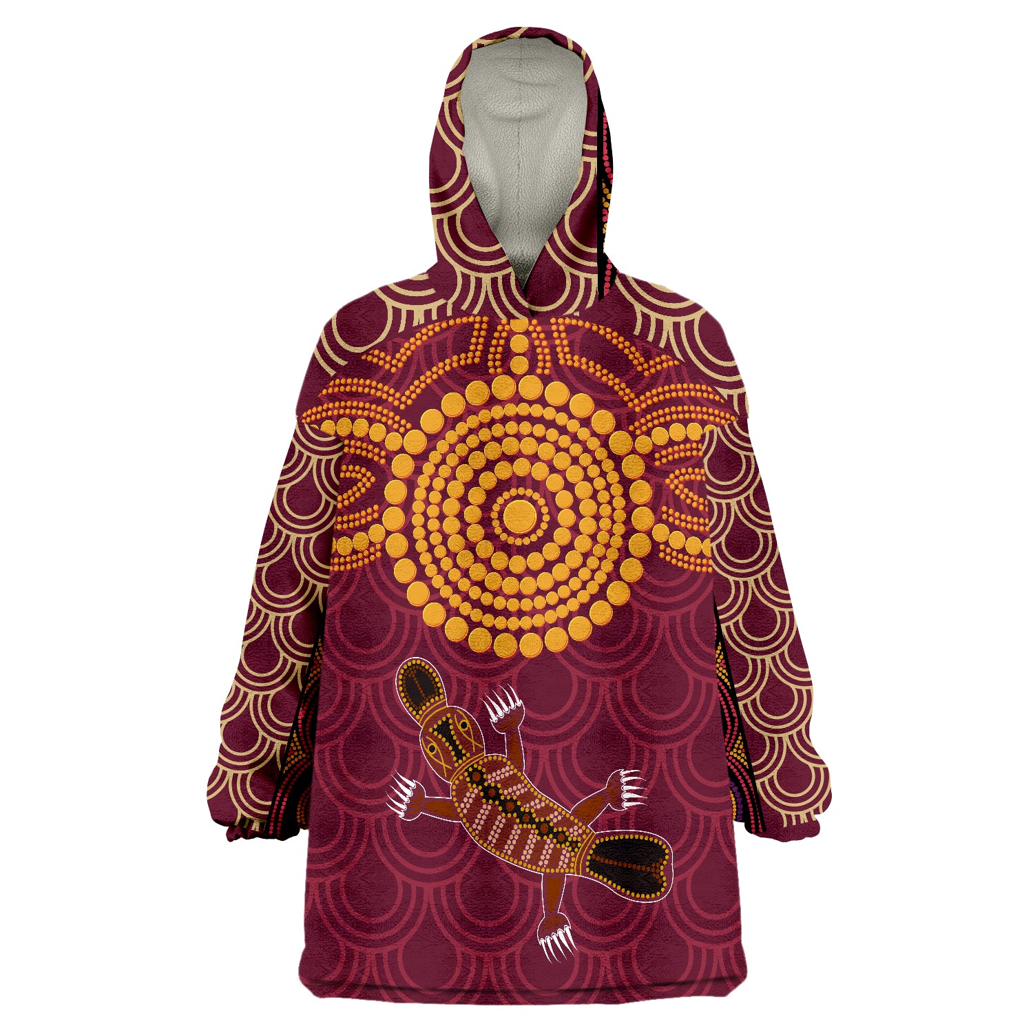 aboriginal-platypus-wearable-blanket-hoodie