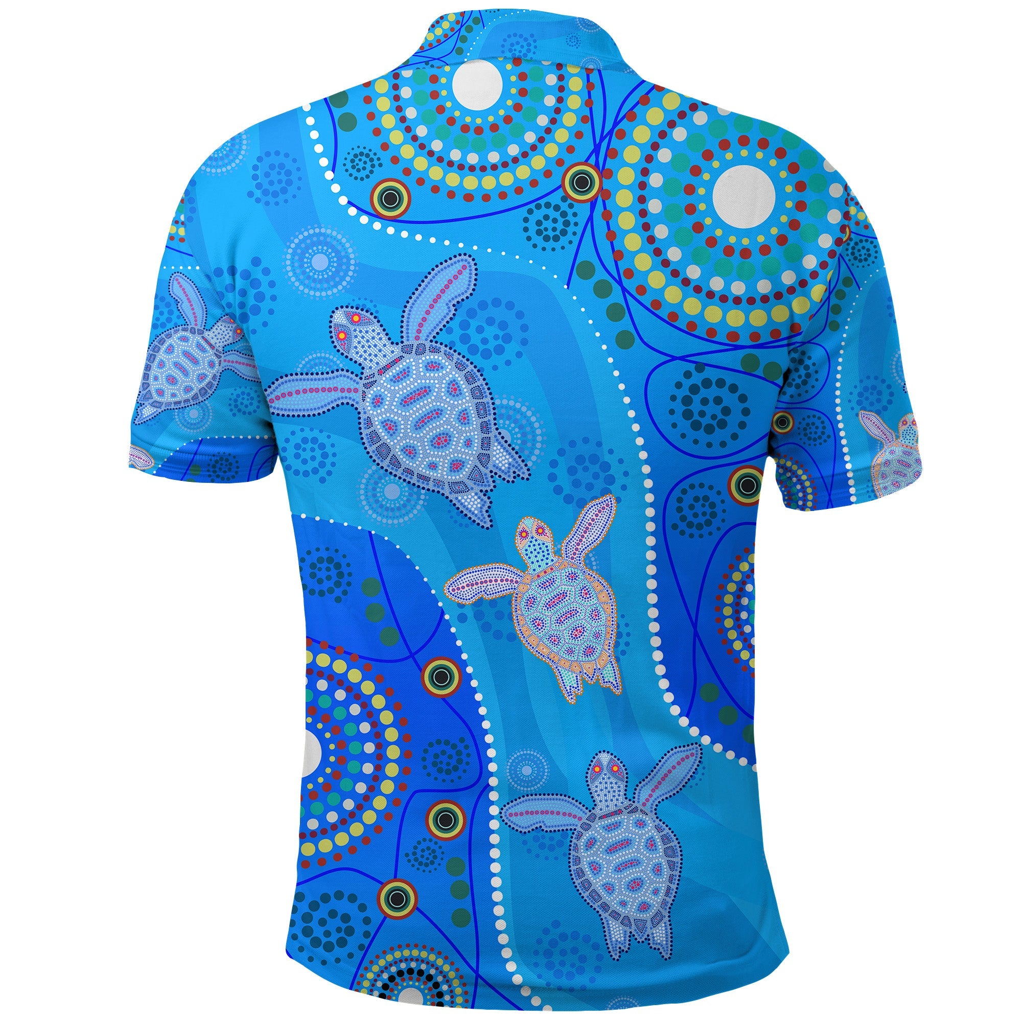aboriginal-art-turtle-polo-shirt-indigenous-simple-vibes