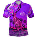 custom-personalised-aboriginal-art-kangaroo-polo-shirt-indigenous-unique-vibes-purple