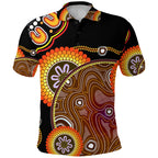 custom-personalised-aboriginal-polo-shirt-sun-rise-indigenous-vibes