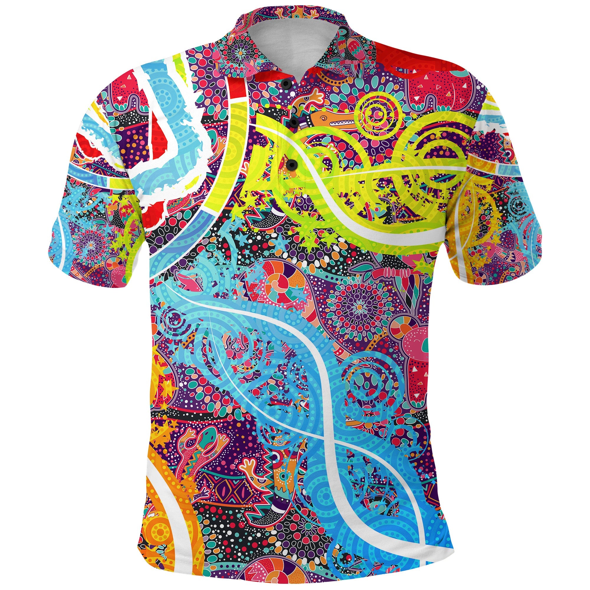 custom-personalised-aboriginal-art-colorful-vibes-polo-shirt-indigenous