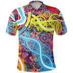 custom-personalised-aboriginal-art-colorful-vibes-polo-shirt-indigenous