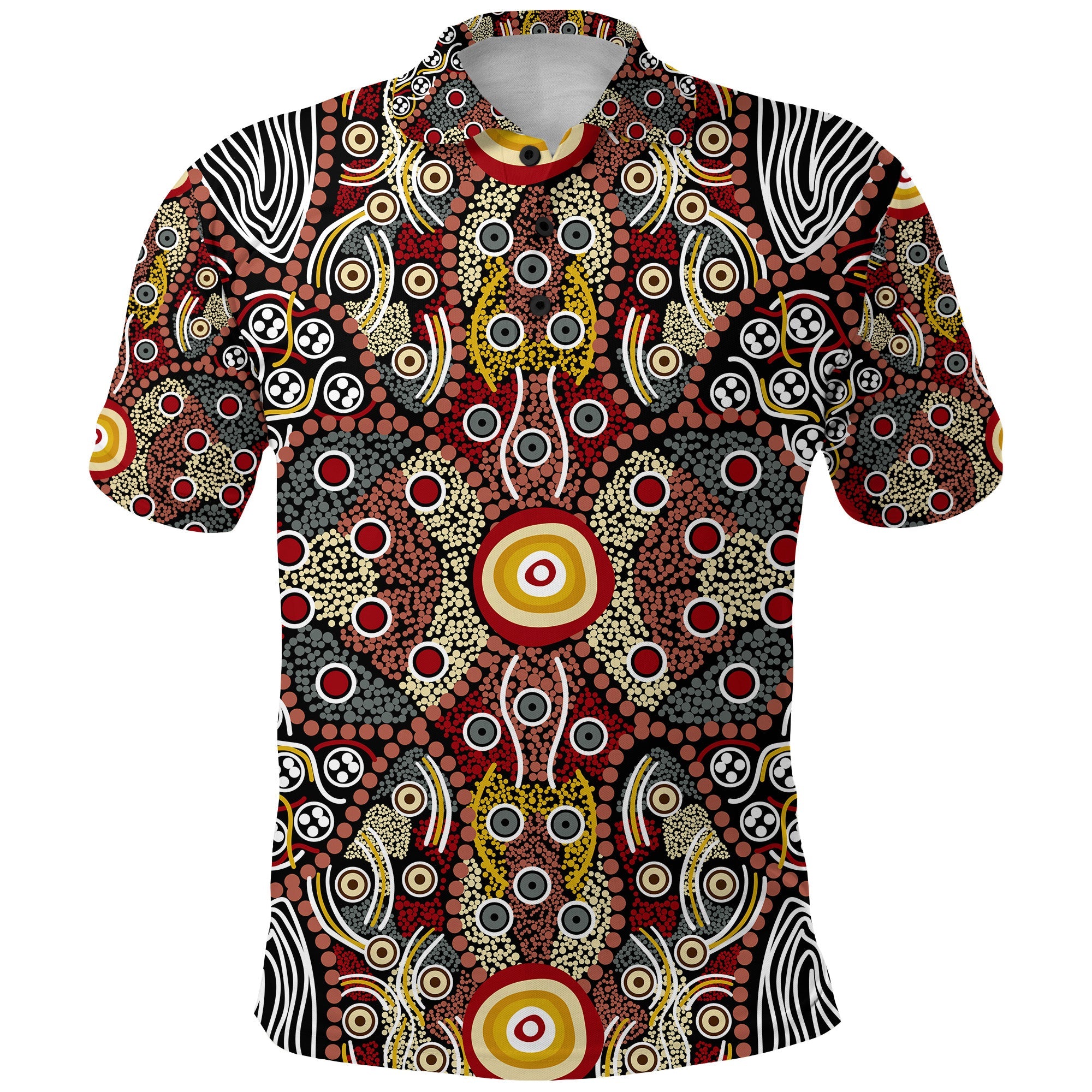 custom-personalised-aboriginal-art-dot-vibes-polo-shirt-indigenous-no-1