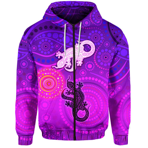custom-personalised-aboriginal-art-lizards-zip-hoodie-indigenous-unique-vibes
