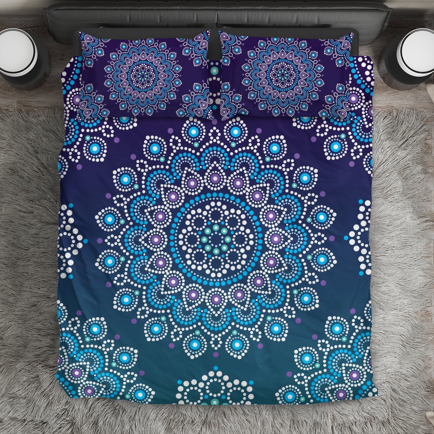 aboriginal-bedding-sets-mandala-art-circle-dot-painting-ver01
