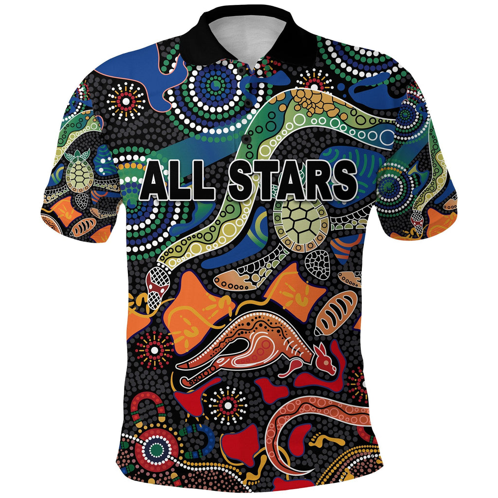 combo-polo-shirt-and-men-short-indigenous-all-stars-pride-version