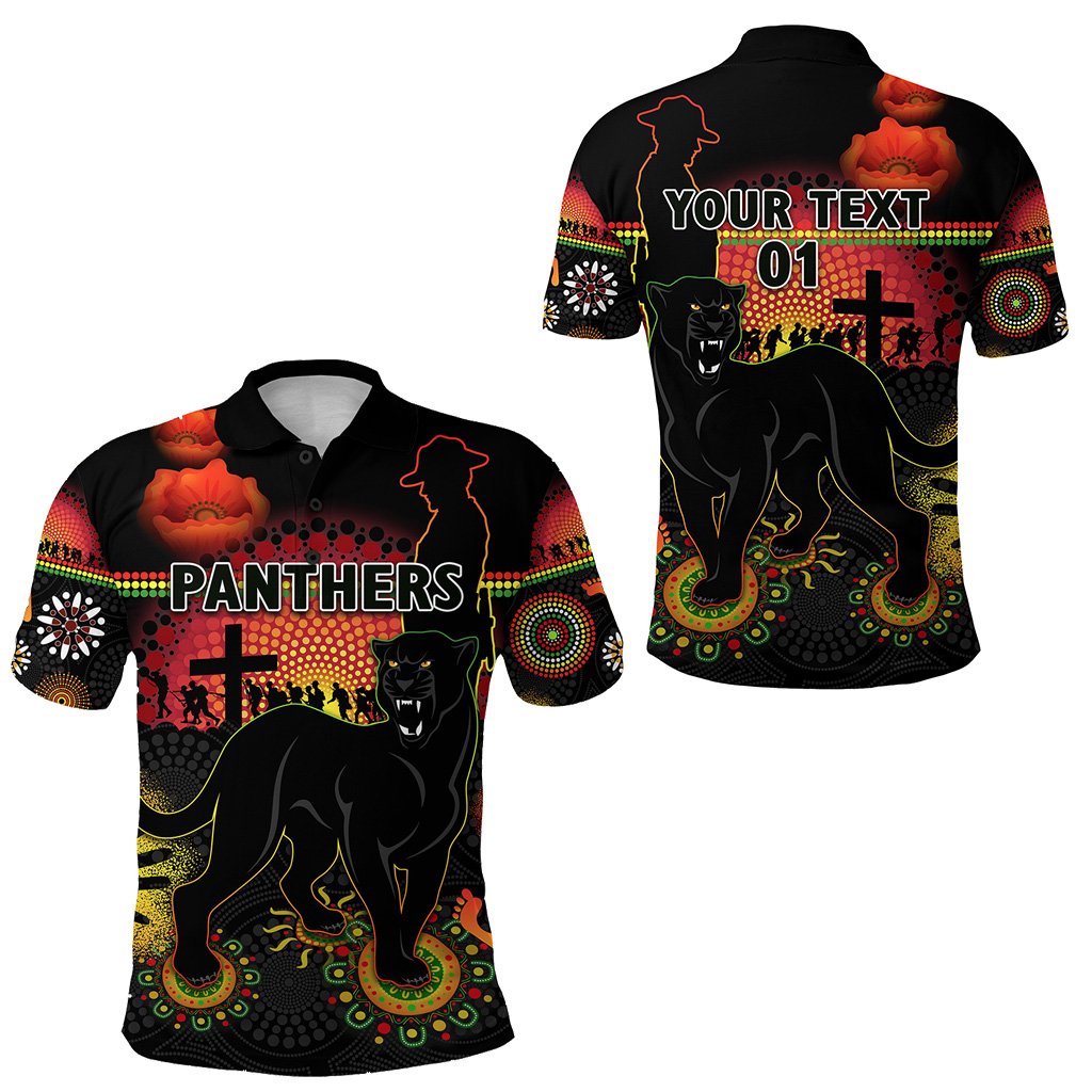 custom-personalised-penrith-polo-shirt-indigenous-panthers-anzac-day-lest-we-forget-custom-text-and-number-3