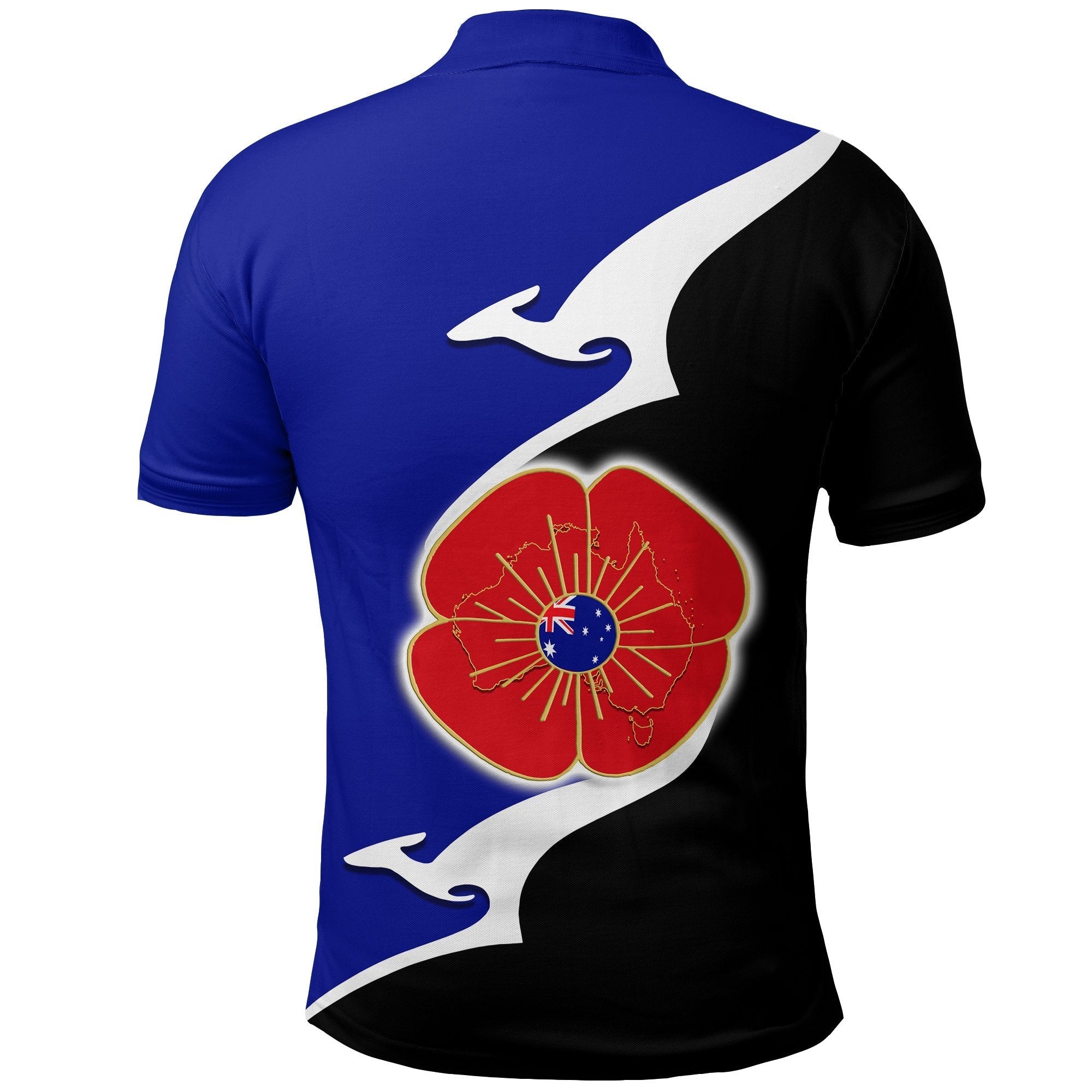 anzac-polo-shirt-lest-we-forget-poppy-map-kangaroo-blue