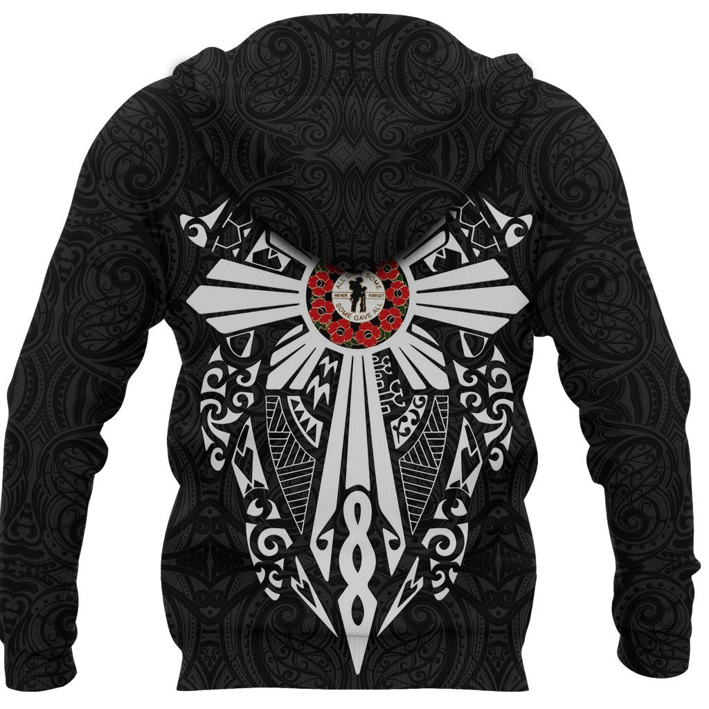 new-zealand-anzac-zip-up-hoodie-lest-we-forget-maori-cross-tattoo-zipper-hoodie