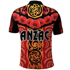 anzac-lest-we-forget-poppy-polo-shirt-new-zealand-maori-silver-fern-australia-aboriginal