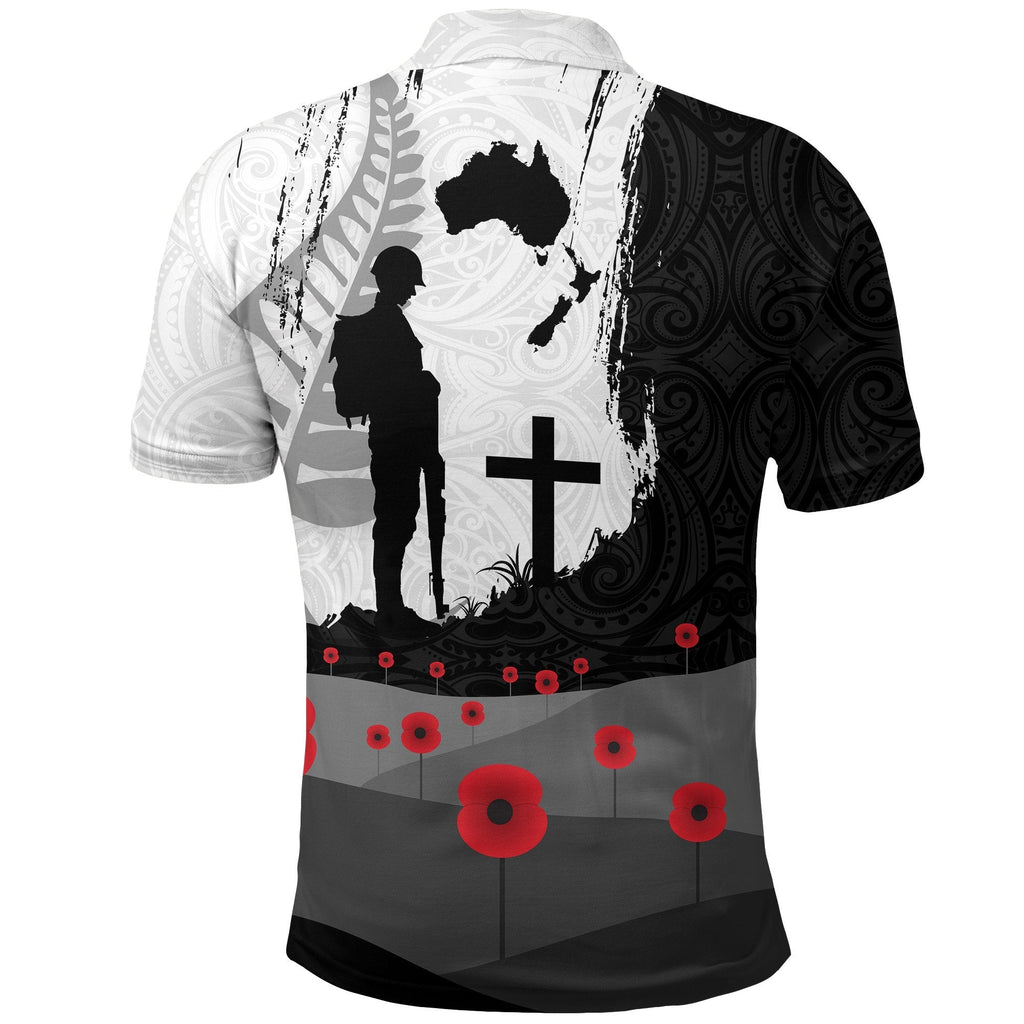 custom-anzac-day-polo-shirt-new-zealand-australia-lest-we-forget-golf-shirt