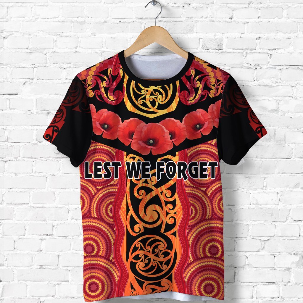 anzac-lest-we-forget-poppy-t-shirt-new-zealand-maori-silver-fern-australia-aboriginal