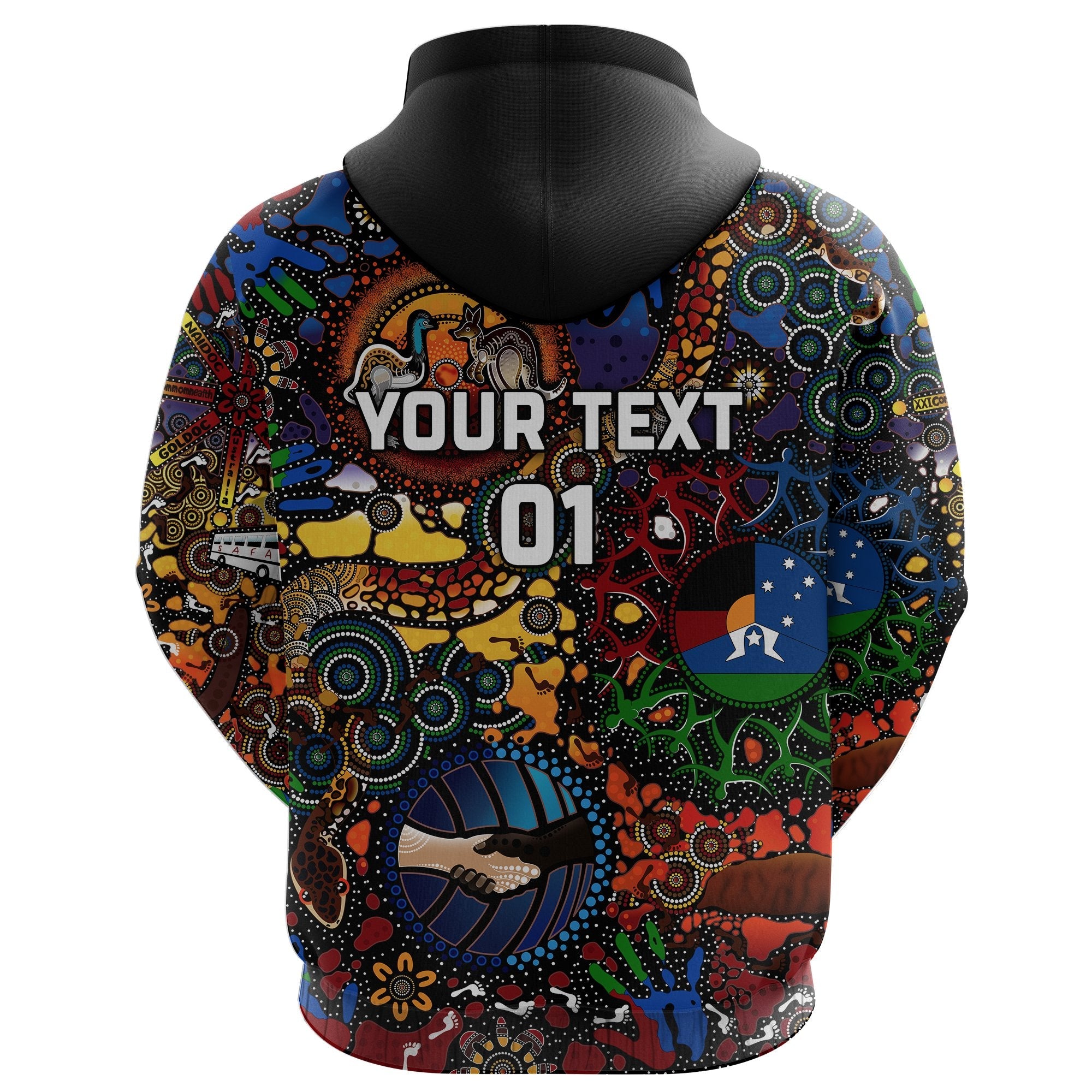 custom-personalised-australia-naidoc-week-2021-hoodie-indigenous-be-proud-custom-text-and-number