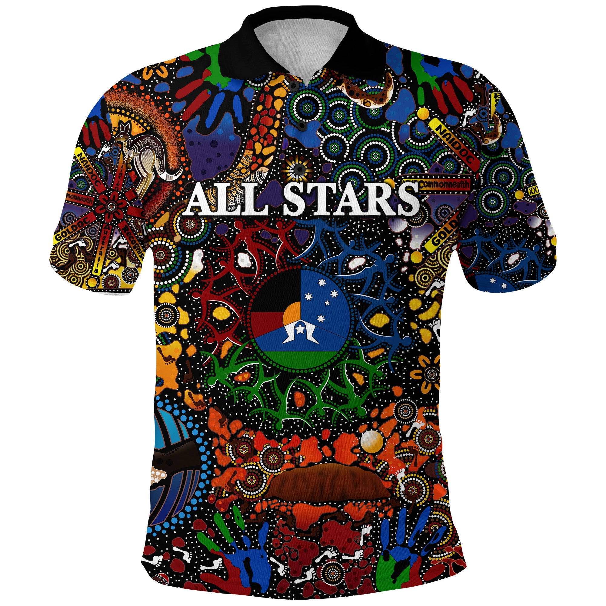 custom-personalised-indigenous-all-stars-polo-shirt-2022-naidoc-week-custom-text-and-number