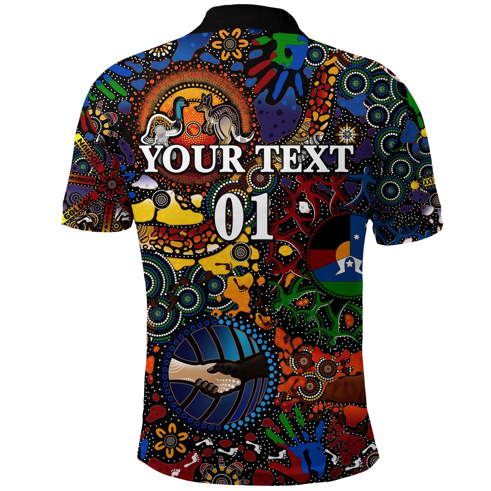 custom-personalised-indigenous-all-stars-polo-shirt-2022-naidoc-week-custom-text-and-number