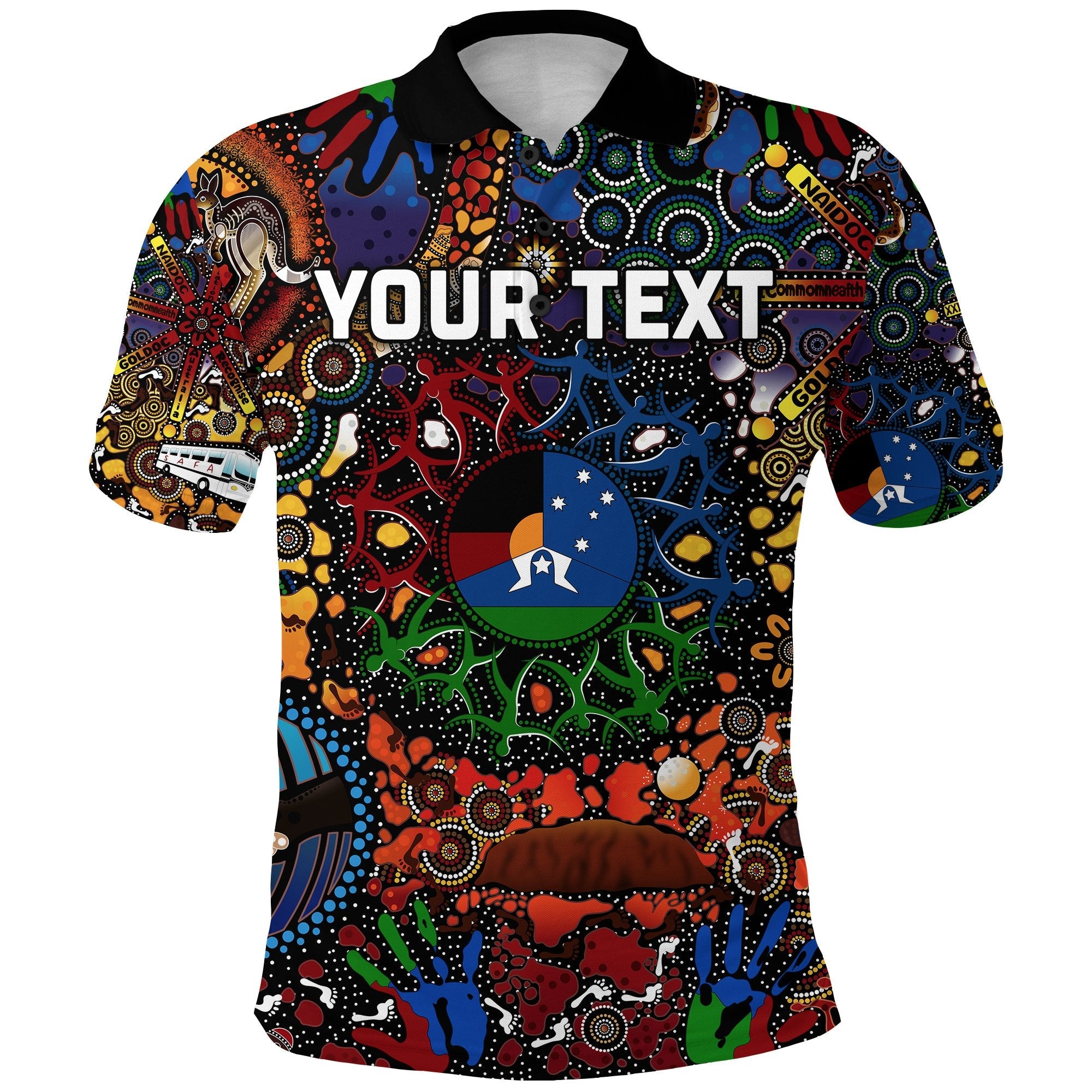 custom-personalised-australia-naidoc-week-2021-polo-shirt-indigenous-be-proud