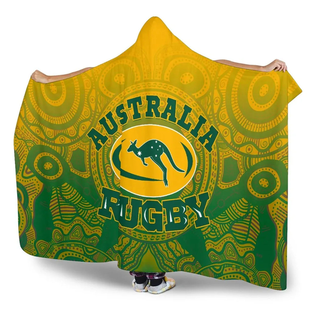australia-aboriginal-hooded-blanket-australia-and-coat-of-arms-ver02