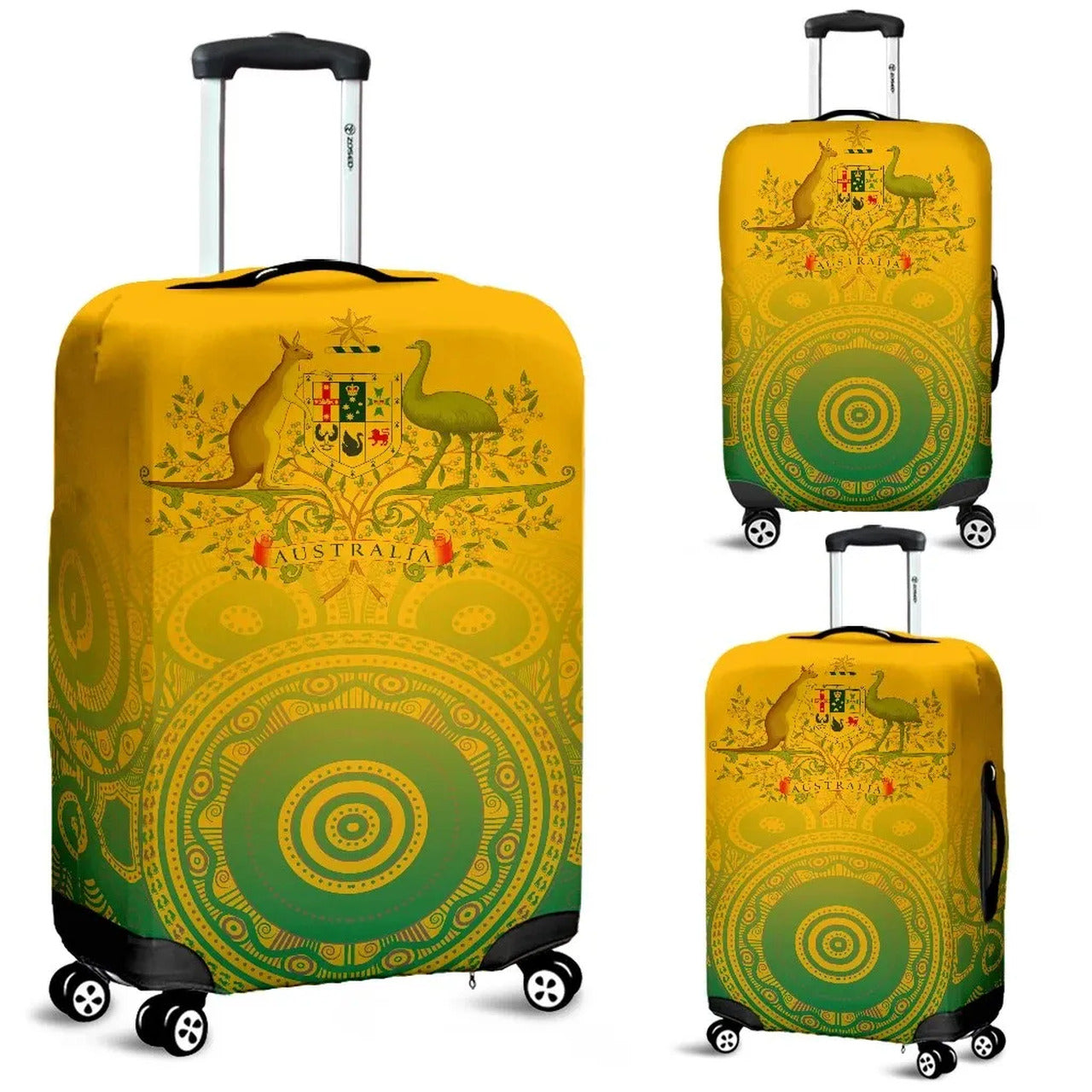 australia-aboriginal-luggage-cover-australia-and-coat-of-arms-ver01