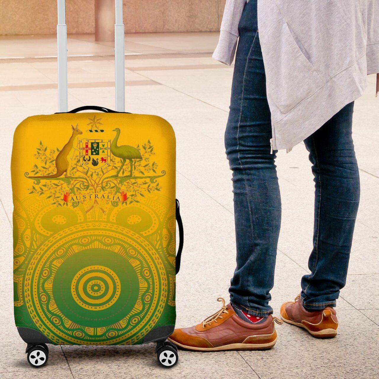 australia-aboriginal-luggage-cover-australia-and-coat-of-arms-ver01
