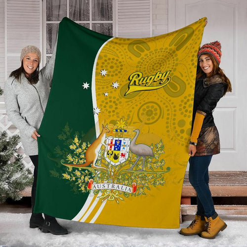 australia-blanket-australia-coat-of-arm-in-style