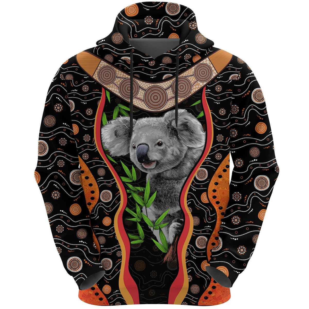 hoodie-koala-hoodie-aboriginal-patterns-boomerang-all-over-print-unisex