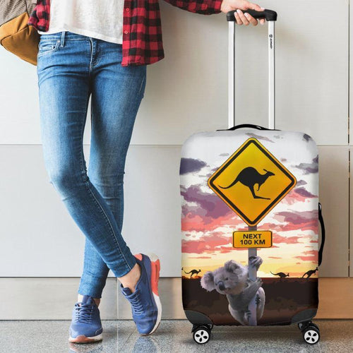 koala-luggage-cover-kangaroo-sign-landscape-art